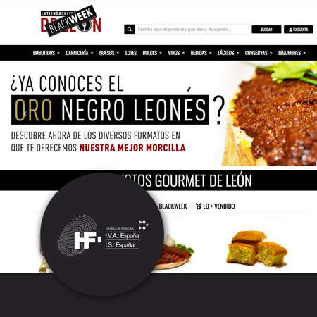 Tienda online de León